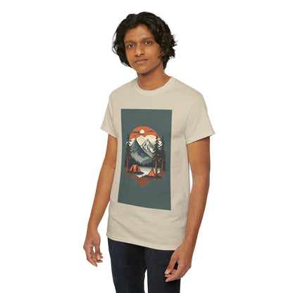 Moonlight Mountain Adventure Tee - Perfect Gift for Hikers