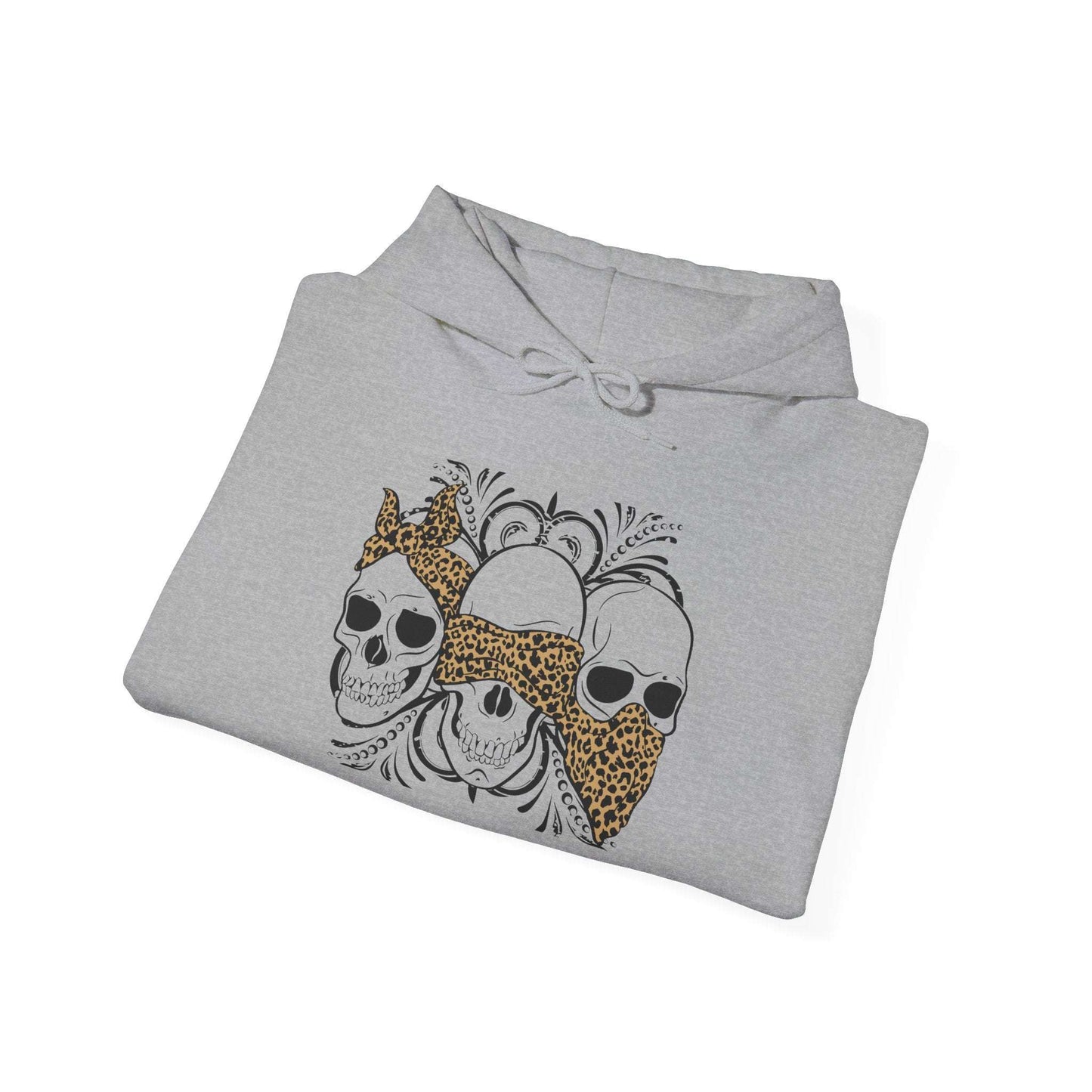 Three Skull Head - Men's Hoodie