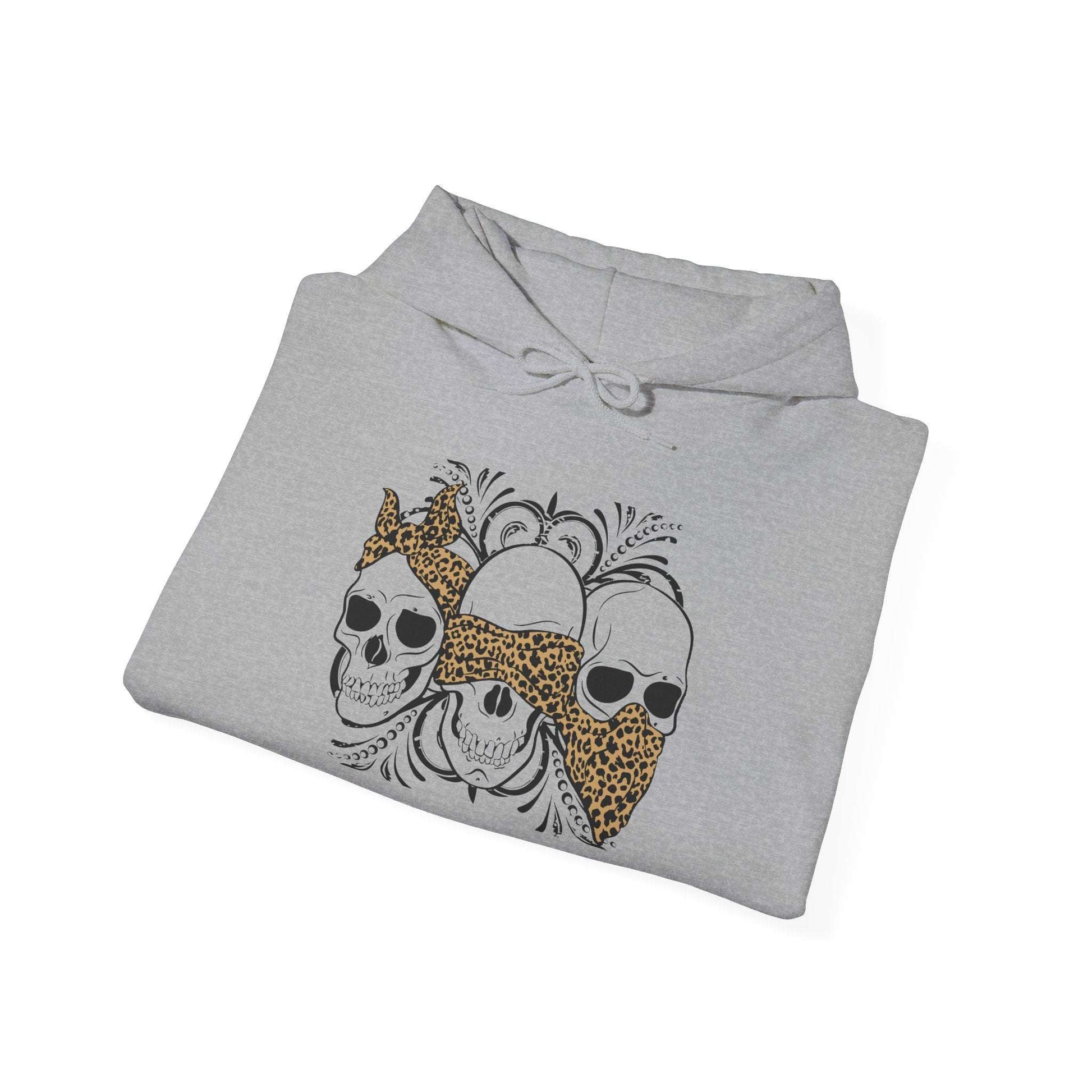 Three Skull Head - Men's Hoodie