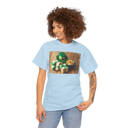 Unisex St. Patrick’s Day Gifts T-Shirt — Leprechaun Hat, Shamrock & Gold Pot Tee (Limited Edition)