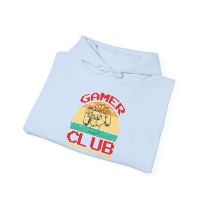 Gamer Club with Controller Design Men's Hoodie