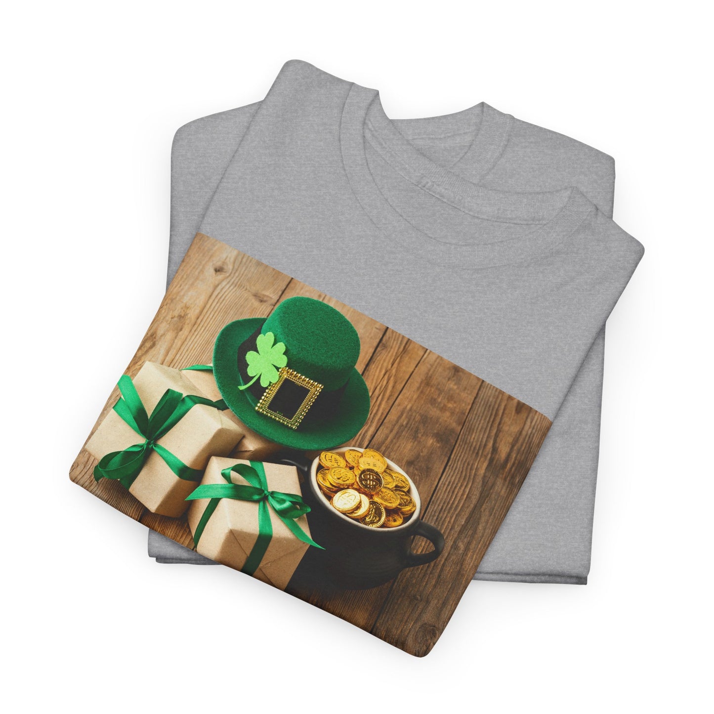 Unisex St. Patrick’s Day Gifts T-Shirt — Leprechaun Hat, Shamrock & Gold Pot Tee (Limited Edition)