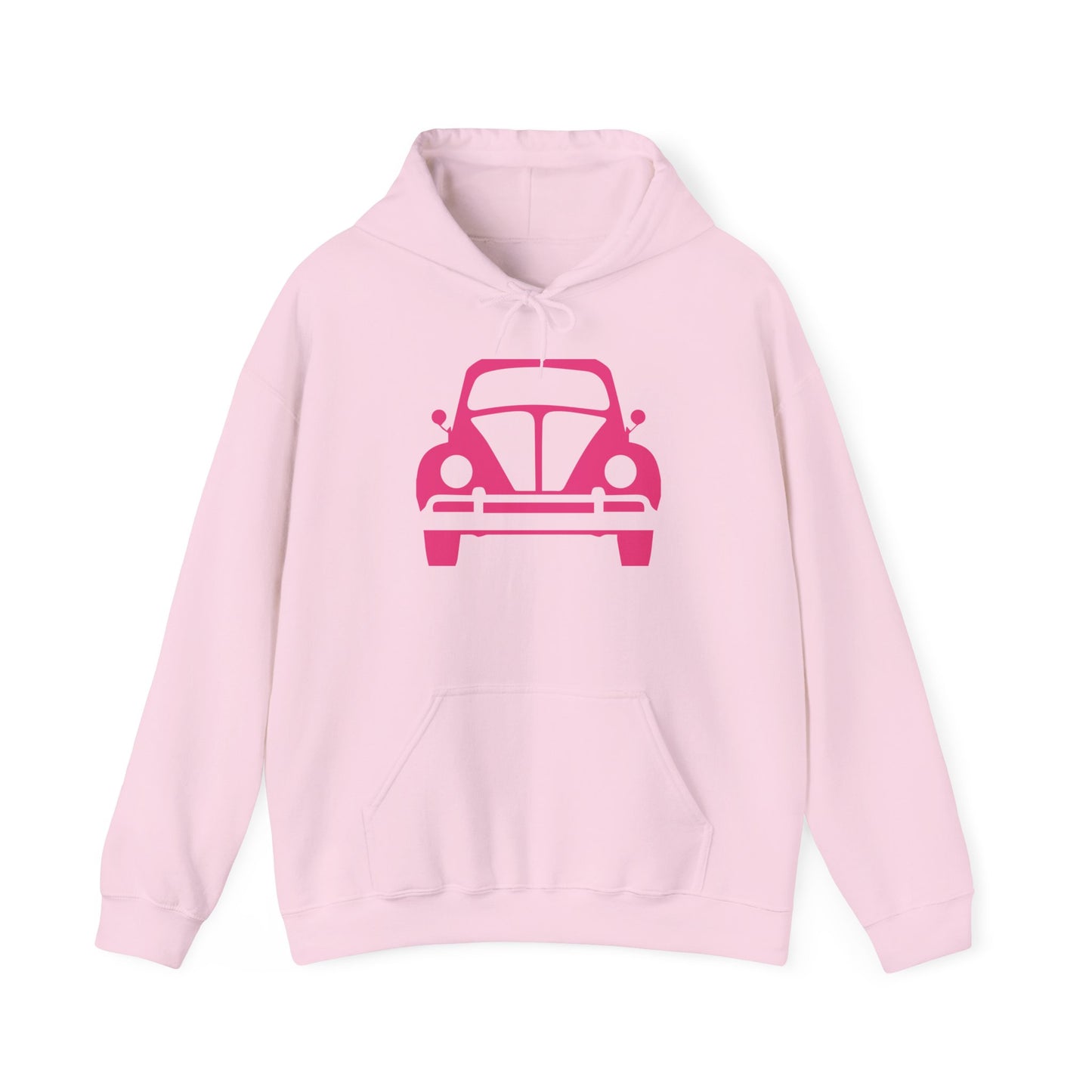 Pink Beetle Car Hoodie - Women's Hoodie