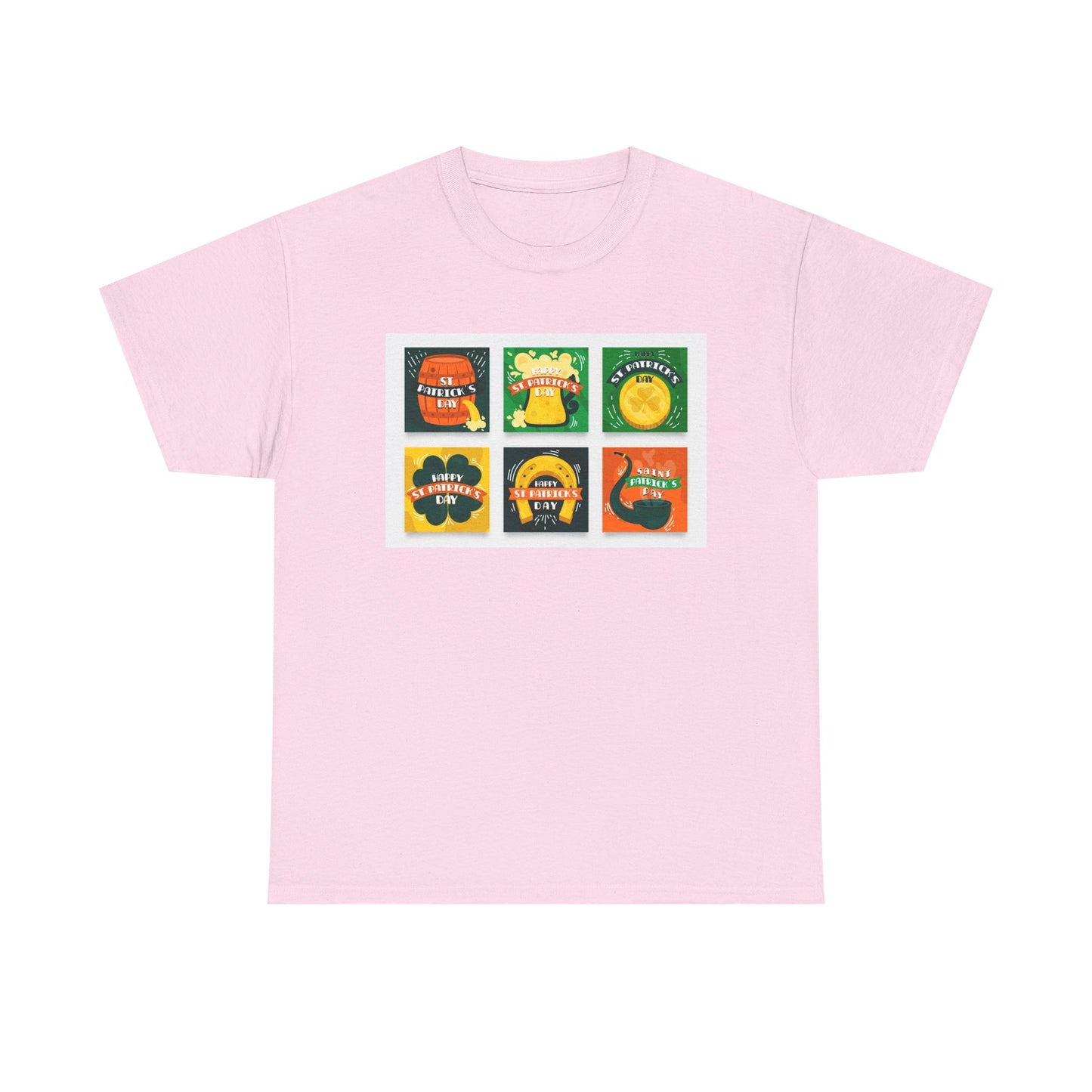 Unisex Retro St. Patrick’s Day Icons T-Shirt — Lucky Clover & Beer Graphic Tee (Limited Edition)