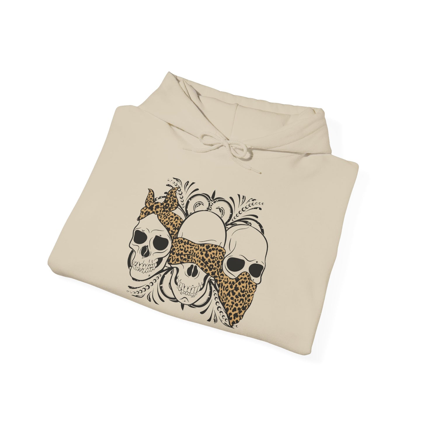 Three Skull Head - Men's Hoodie