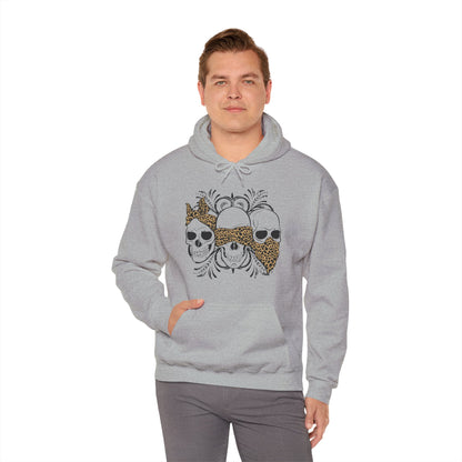 Three Skull Head - Men's Hoodie