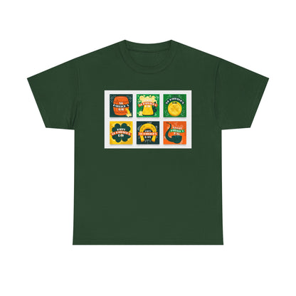 Unisex Retro St. Patrick’s Day Icons T-Shirt — Lucky Clover & Beer Graphic Tee (Limited Edition)