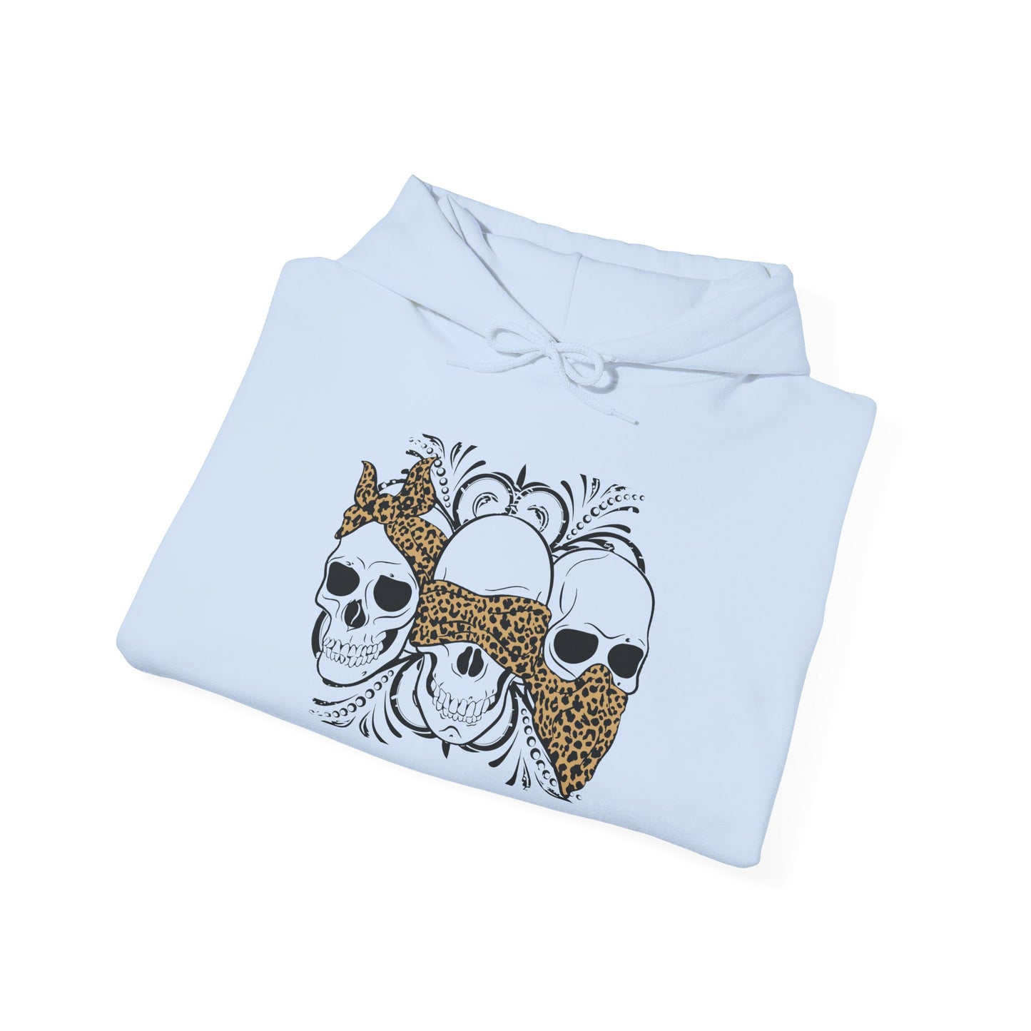 Three Skull Head - Men's Hoodie