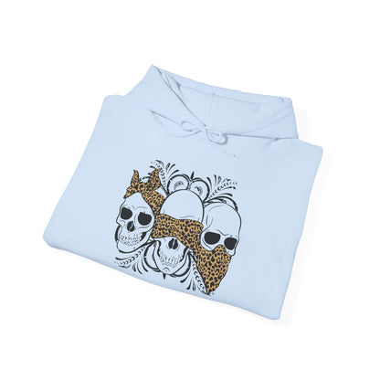 Three Skull Head - Men's Hoodie