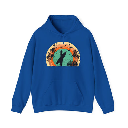 Vintage Retro Surfer Women's Hoodie