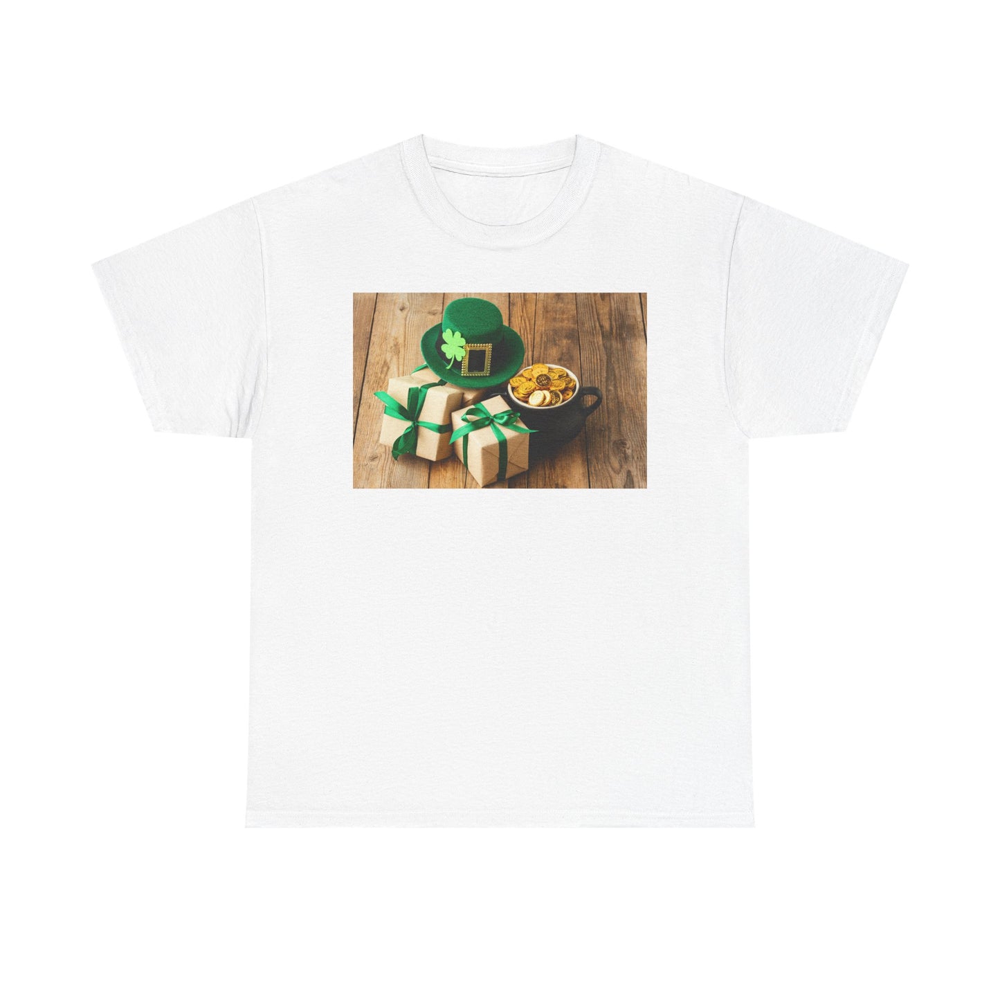 Unisex St. Patrick’s Day Gifts T-Shirt — Leprechaun Hat, Shamrock & Gold Pot Tee (Limited Edition)