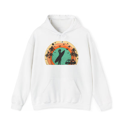 Vintage Retro Surfer Women's Hoodie