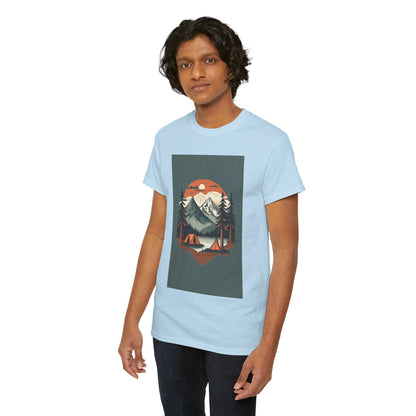 Moonlight Mountain Adventure Tee - Perfect Gift for Hikers