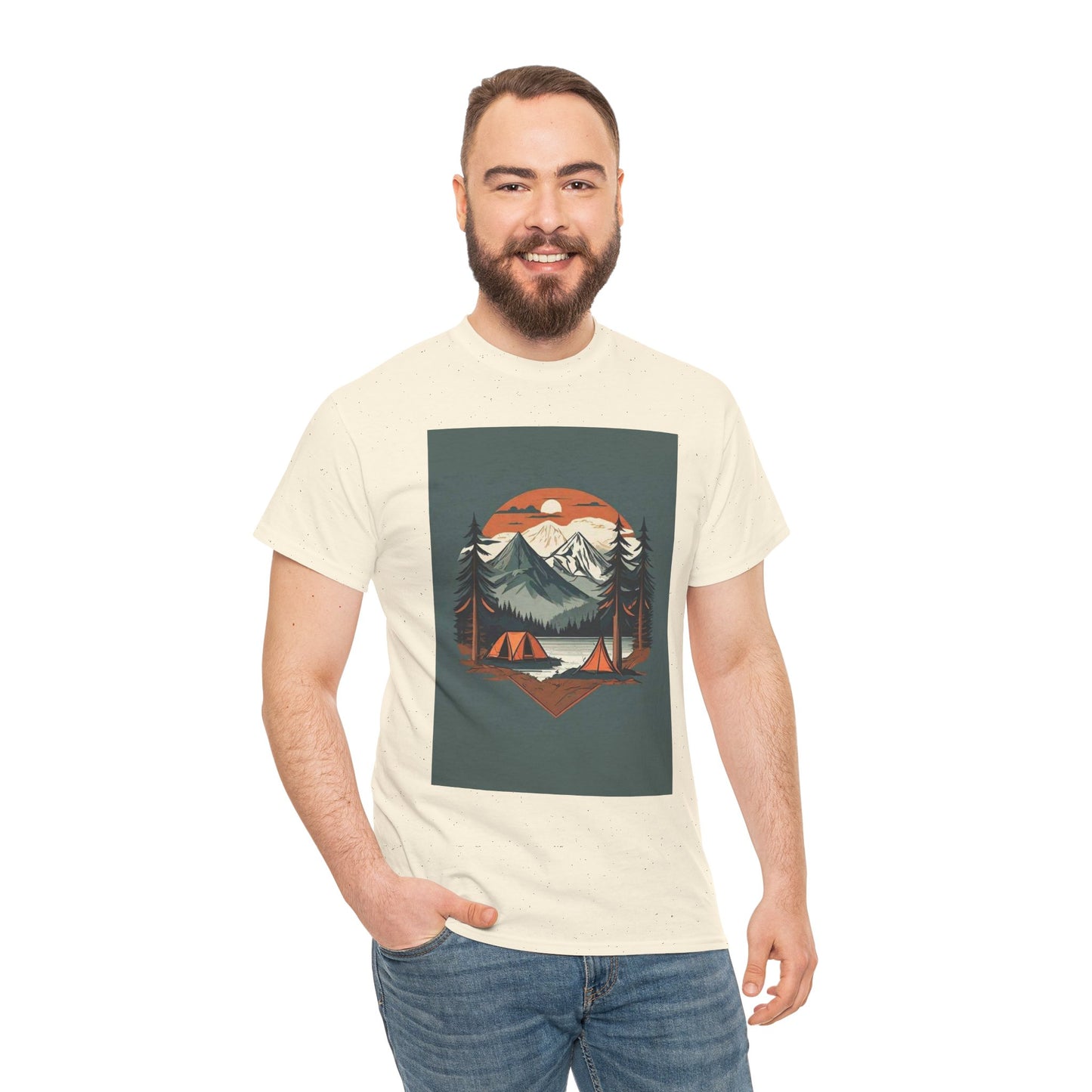 Moonlight Mountain Adventure Tee - Perfect Gift for Hikers