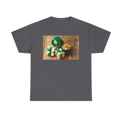 Unisex St. Patrick’s Day Gifts T-Shirt — Leprechaun Hat, Shamrock & Gold Pot Tee (Limited Edition)