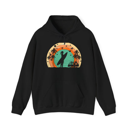 Vintage Retro Surfer Women's Hoodie