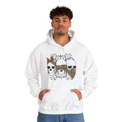 Three Skull Head - Men's Hoodie