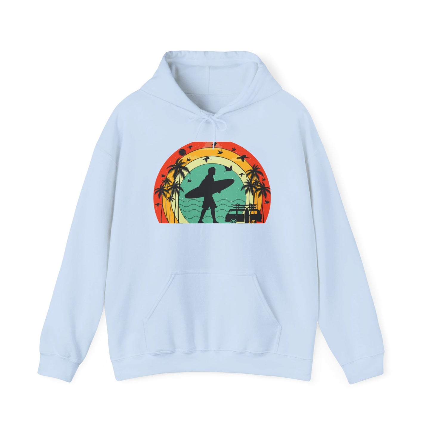 Retro Vintage Surfer Men's Hoodie
