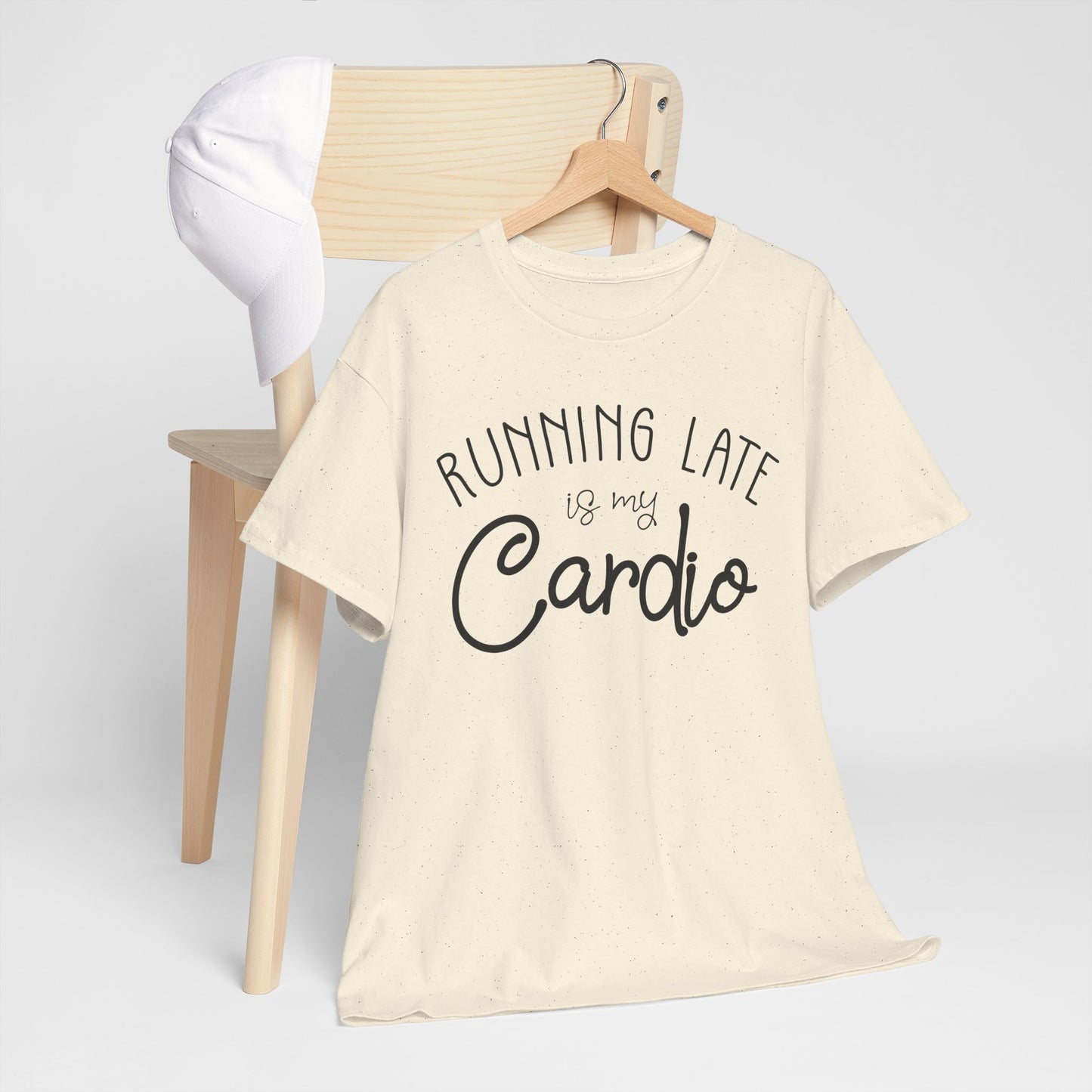 Men's T-Shirt - Running Late is my Cardio Tee