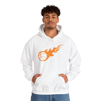Fire Basketball Hoodie - Men's Varsity Hooded Sweatshirt