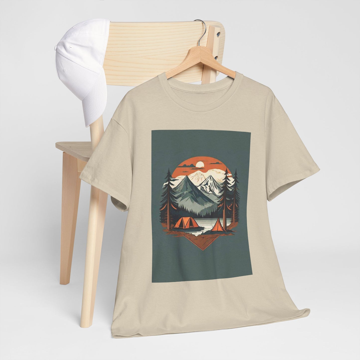 Moonlight Mountain Adventure Tee - Perfect Gift for Hikers