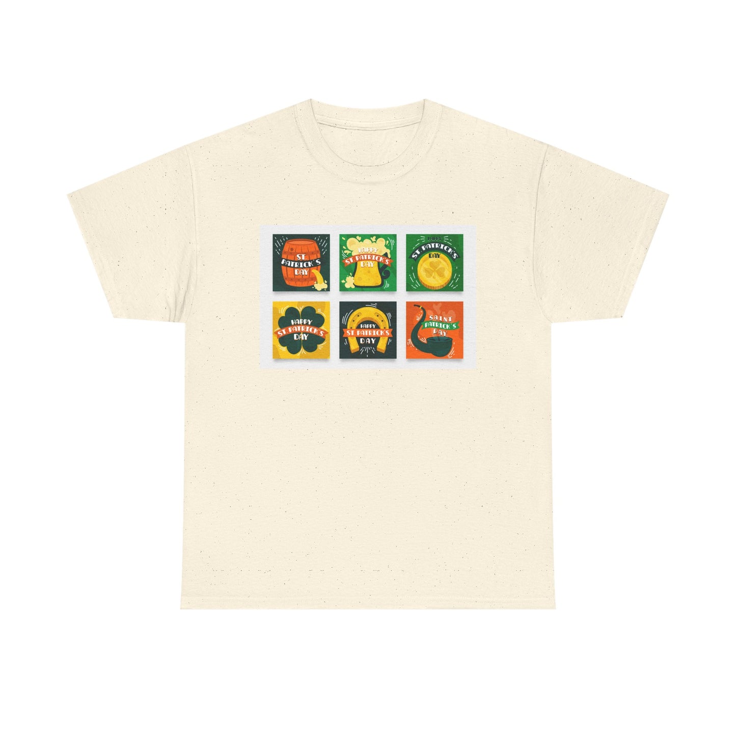 Unisex Retro St. Patrick’s Day Icons T-Shirt — Lucky Clover & Beer Graphic Tee (Limited Edition)