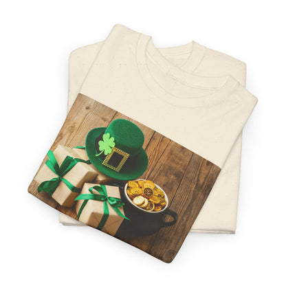 Unisex St. Patrick’s Day Gifts T-Shirt — Leprechaun Hat, Shamrock & Gold Pot Tee (Limited Edition)
