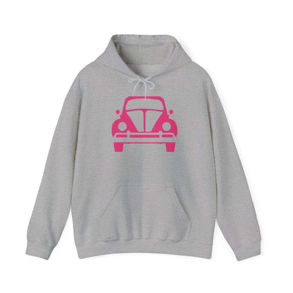 Pink Beetle Car Hoodie - Women's Hoodie