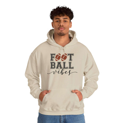 Football Vibes Men's Hoodie - Sporty Athletic Apparel