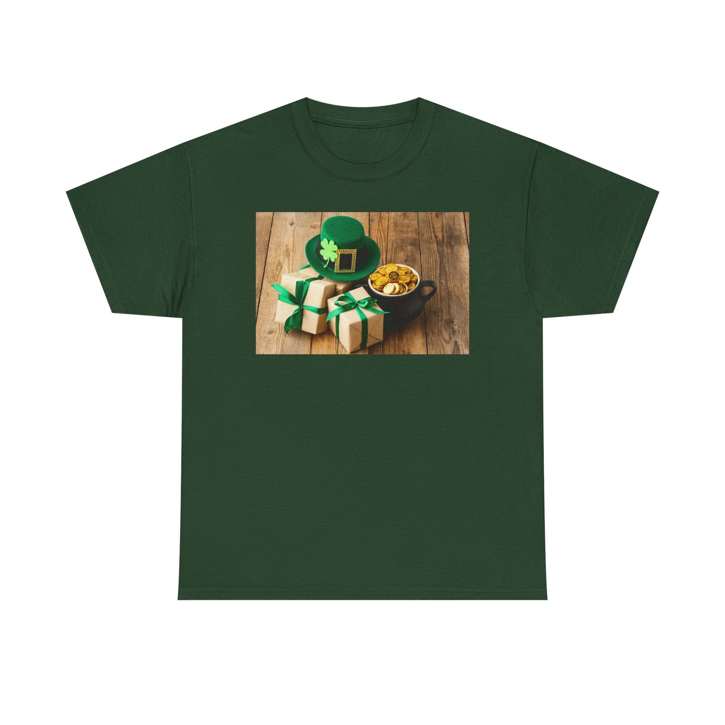 Unisex St. Patrick’s Day Gifts T-Shirt — Leprechaun Hat, Shamrock & Gold Pot Tee (Limited Edition)