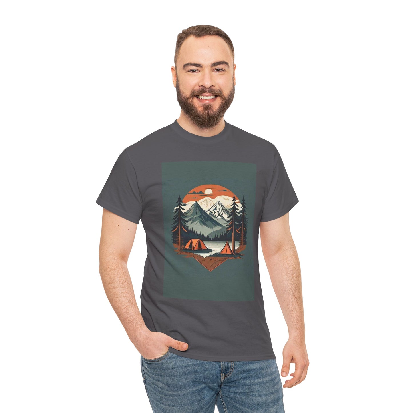 Moonlight Mountain Adventure Tee - Perfect Gift for Hikers
