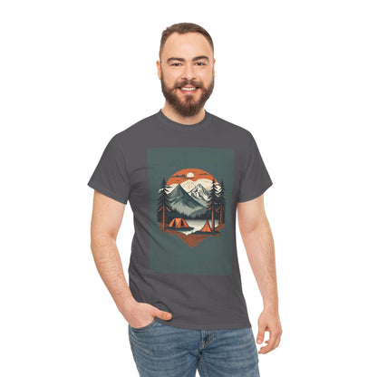Moonlight Mountain Adventure Tee - Perfect Gift for Hikers