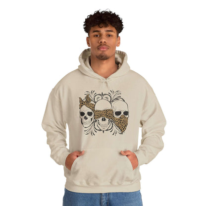 Three Skull Head - Men's Hoodie