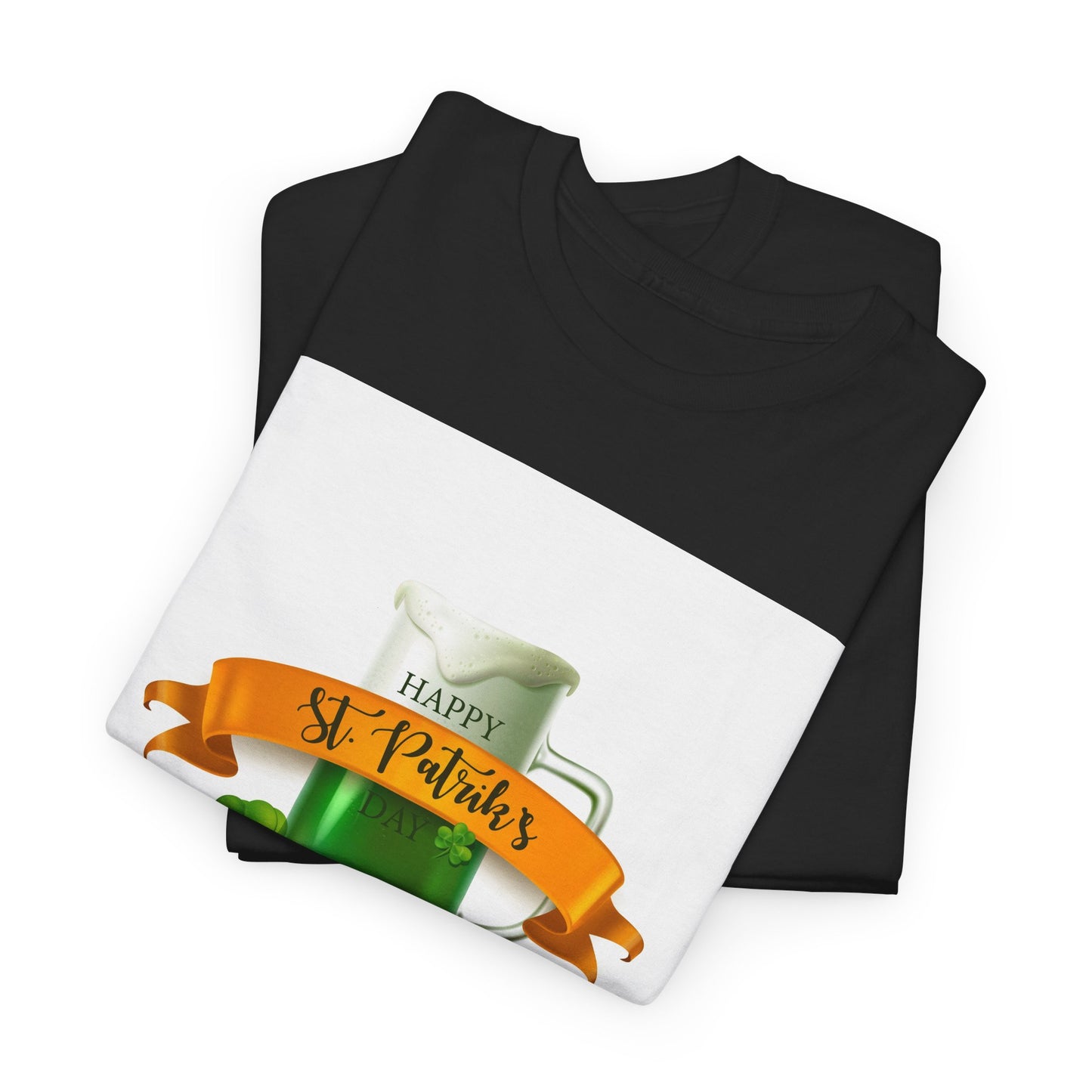 Unisex St. Patrick's Day Tee — 'Happy St. Patrick's' Beer Mug & Gold Coins Design (Limited Edition)