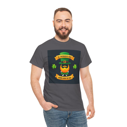 Unisex St. Patrick's Day T-Shirt — 'Good Luck to You' Lucky Leprechaun Tee (Limited Edition)