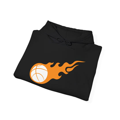 Fire Basketball Hoodie - Men's Varsity Hooded Sweatshirt