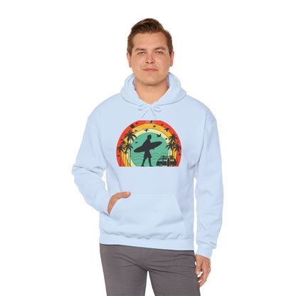 Retro Vintage Surfer Men's Hoodie