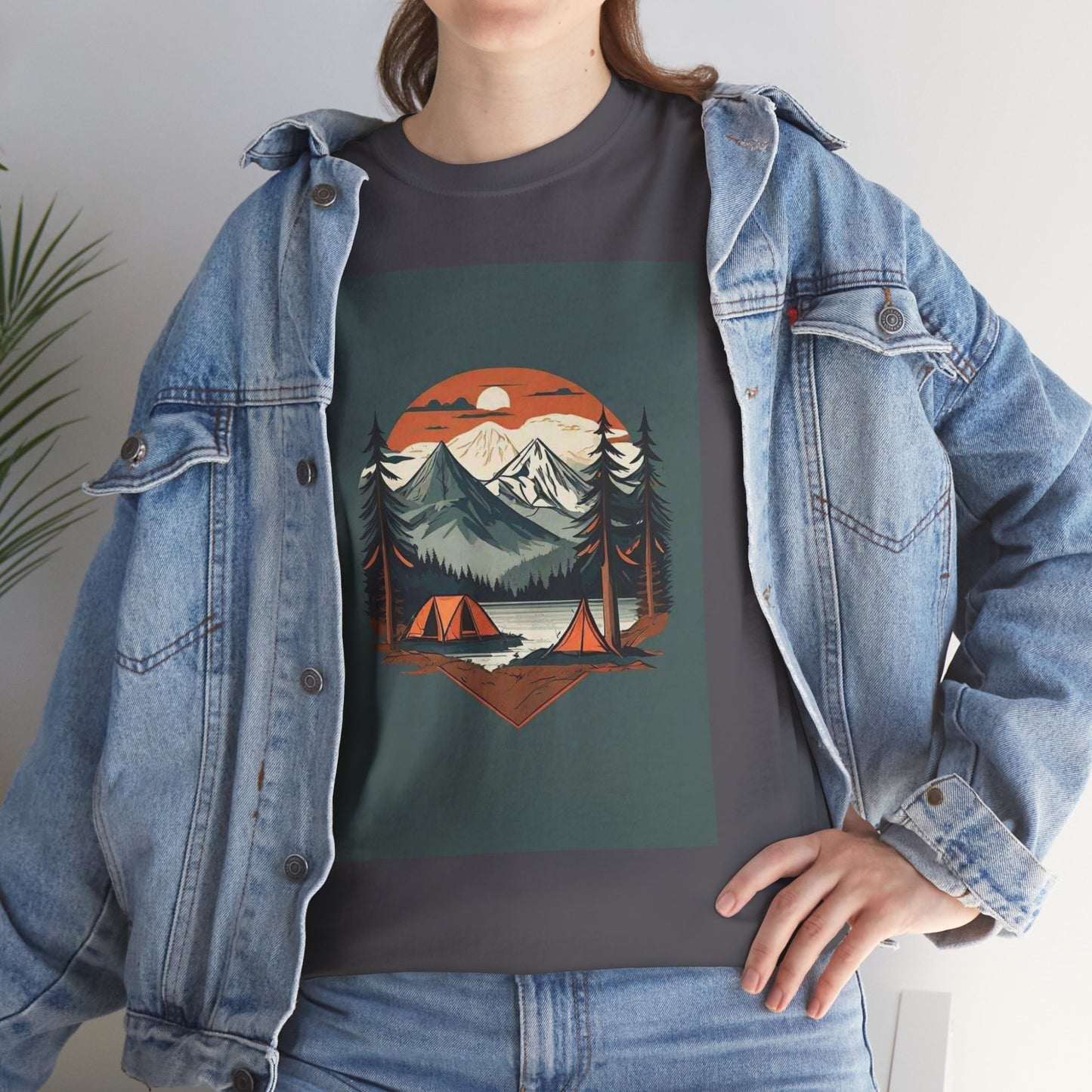 Moonlight Mountain Adventure Tee - Perfect Gift for Hikers