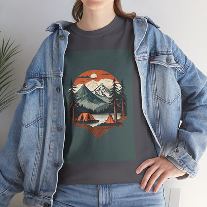 Moonlight Mountain Adventure Tee - Perfect Gift for Hikers