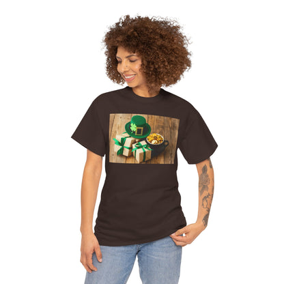 Unisex St. Patrick’s Day Gifts T-Shirt — Leprechaun Hat, Shamrock & Gold Pot Tee (Limited Edition)