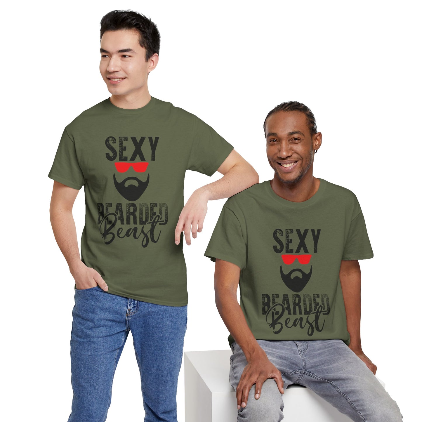 Sexy Bearded Beast Tee - Men's T-shirt