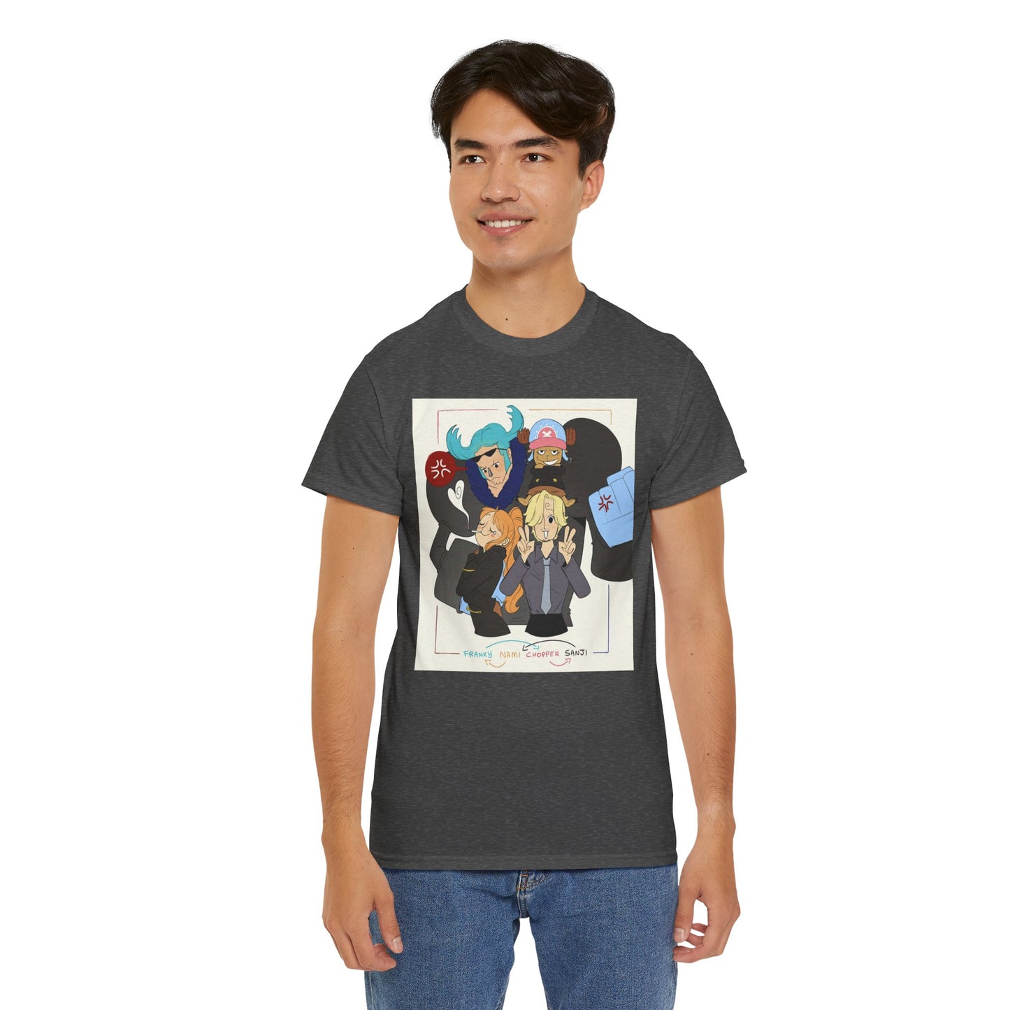 "Switched Bodies" Straw Hat Friends - One Piece Unisex Tee