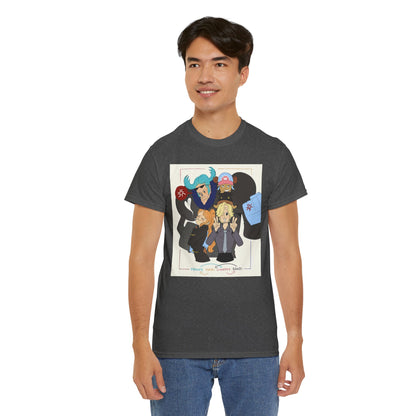 "Switched Bodies" Straw Hat Friends - One Piece Unisex Tee