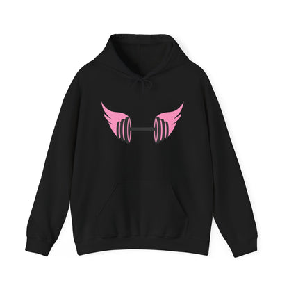 Women's Hoodie - Strong Barbell With Wings