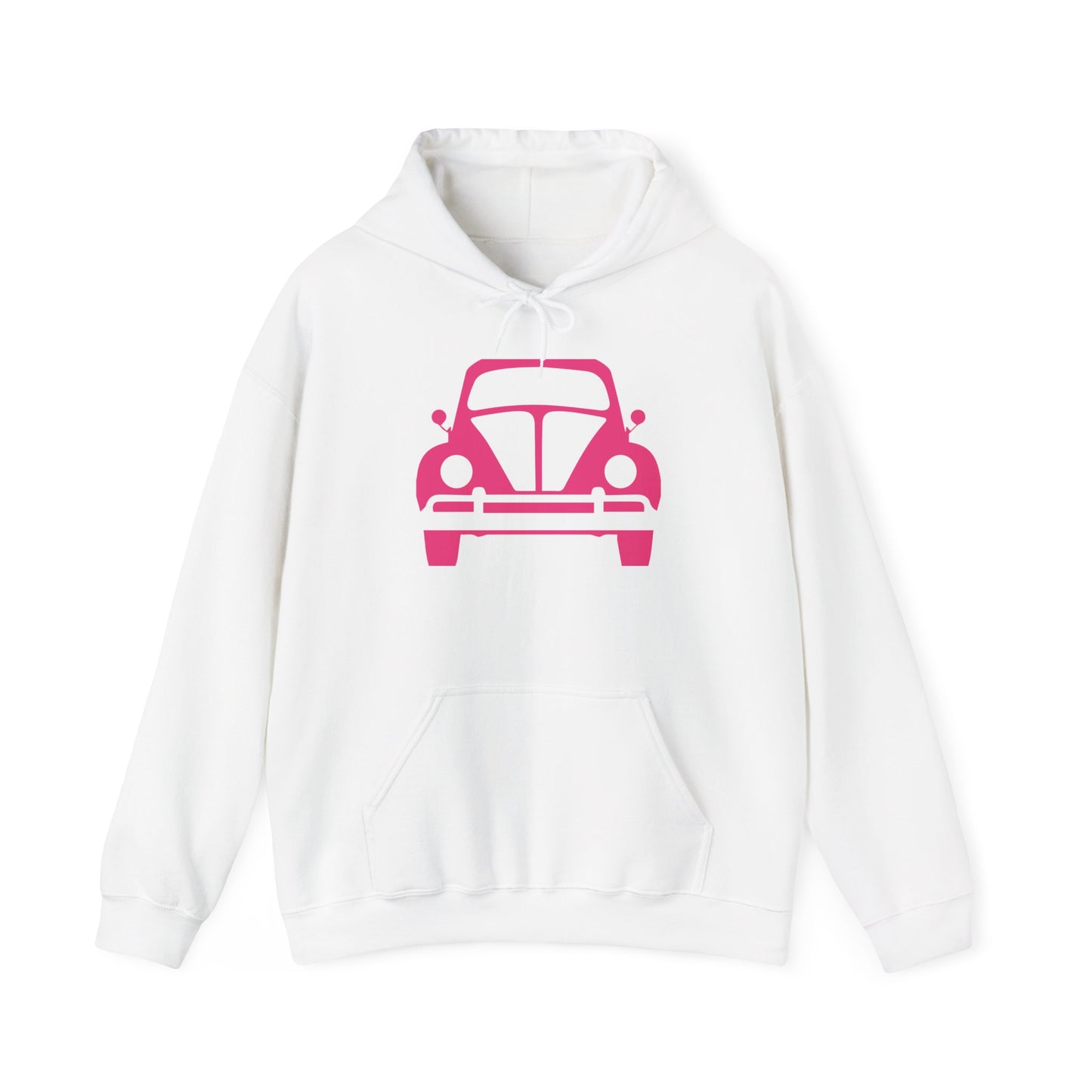 Pink Beetle Car Hoodie - Women's Hoodie