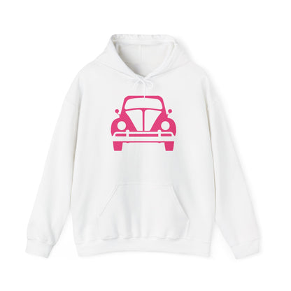 Pink Beetle Car Hoodie - Women's Hoodie