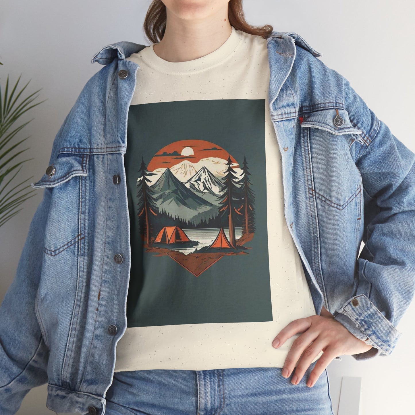 Moonlight Mountain Adventure Tee - Perfect Gift for Hikers