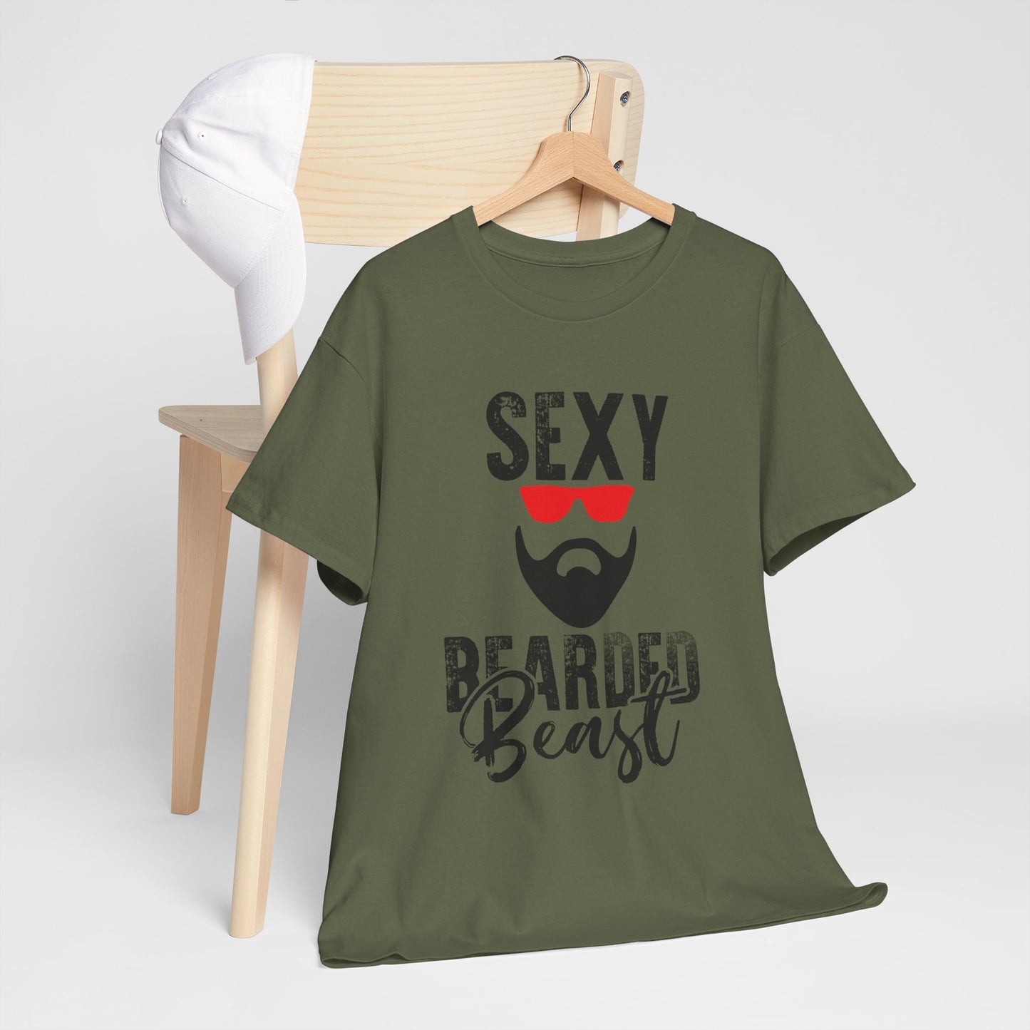 Sexy Bearded Beast Tee - Men's T-shirt