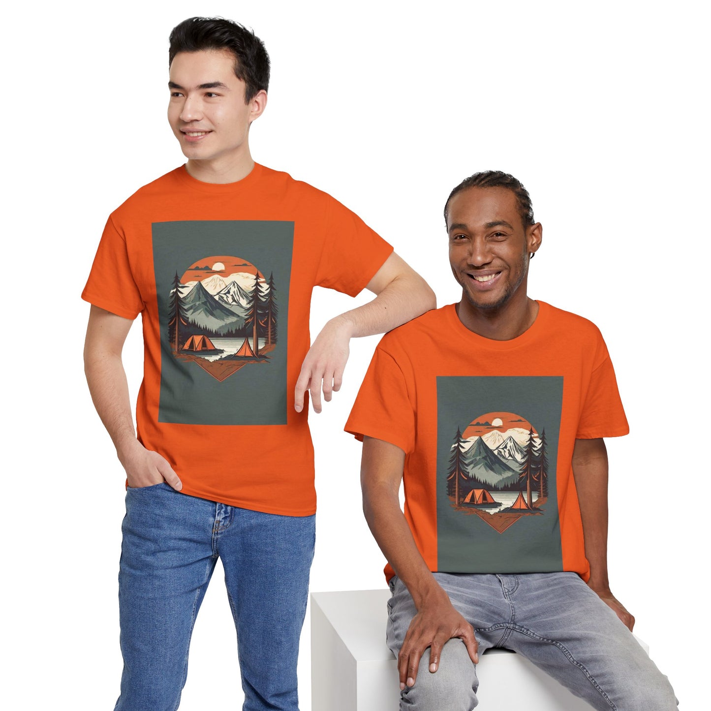 Moonlight Mountain Adventure Tee - Perfect Gift for Hikers