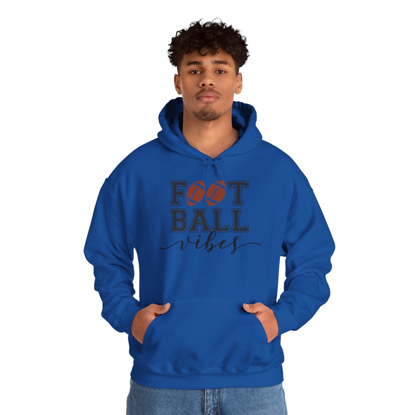 Football Vibes Men's Hoodie - Sporty Athletic Apparel